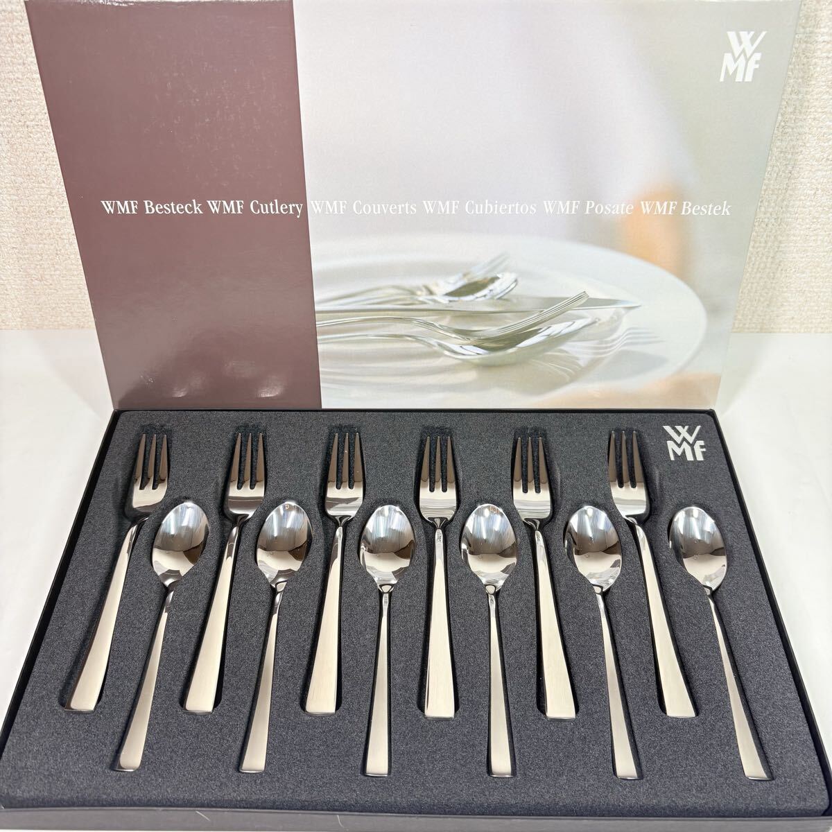 未使用品　WMF ティータイム　フィラデルフィア　カトラリーセット ケーキフォーク6本 ティースプーン6本　12pcs