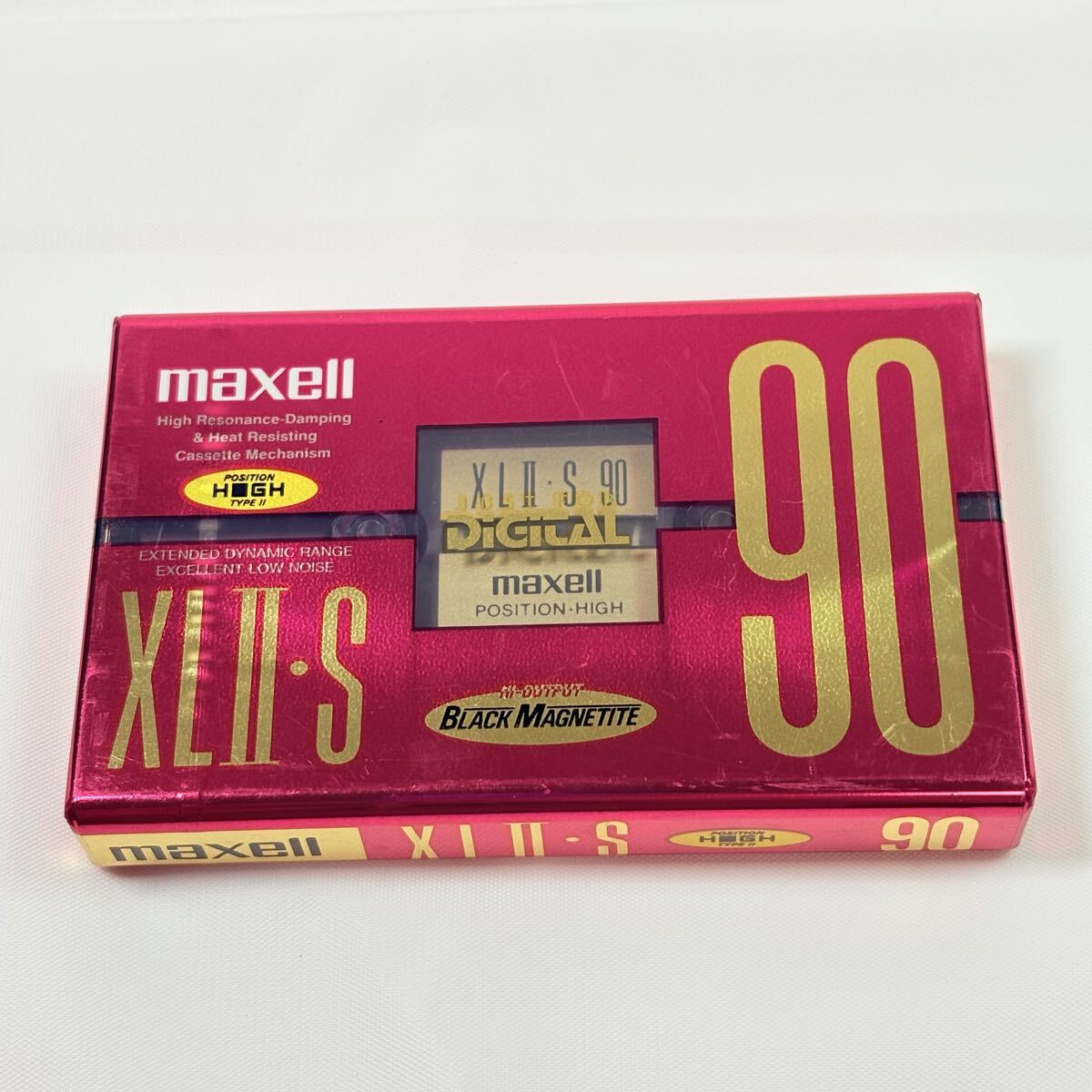 未開封品　maxell XLII-S 90（E）カセットテープ マクセル　記録媒体　レトロ　当時物