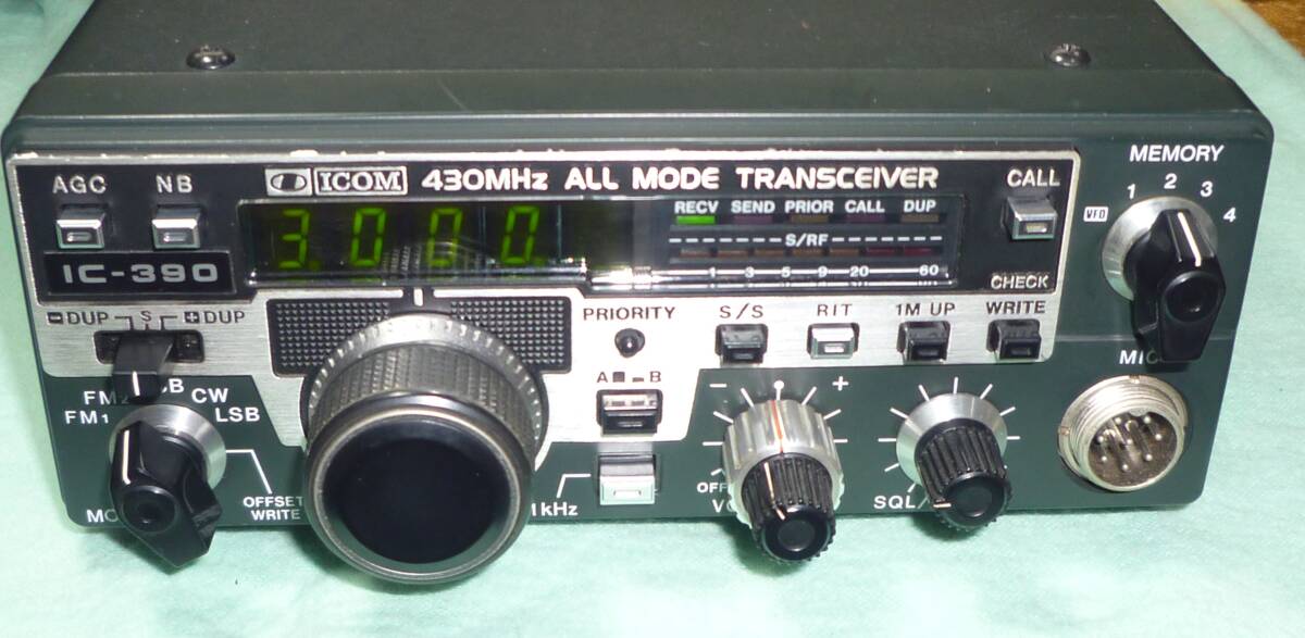 ICOM アイコム IC-390 430MHz オールモードトランシーバー ☆ジャンク品