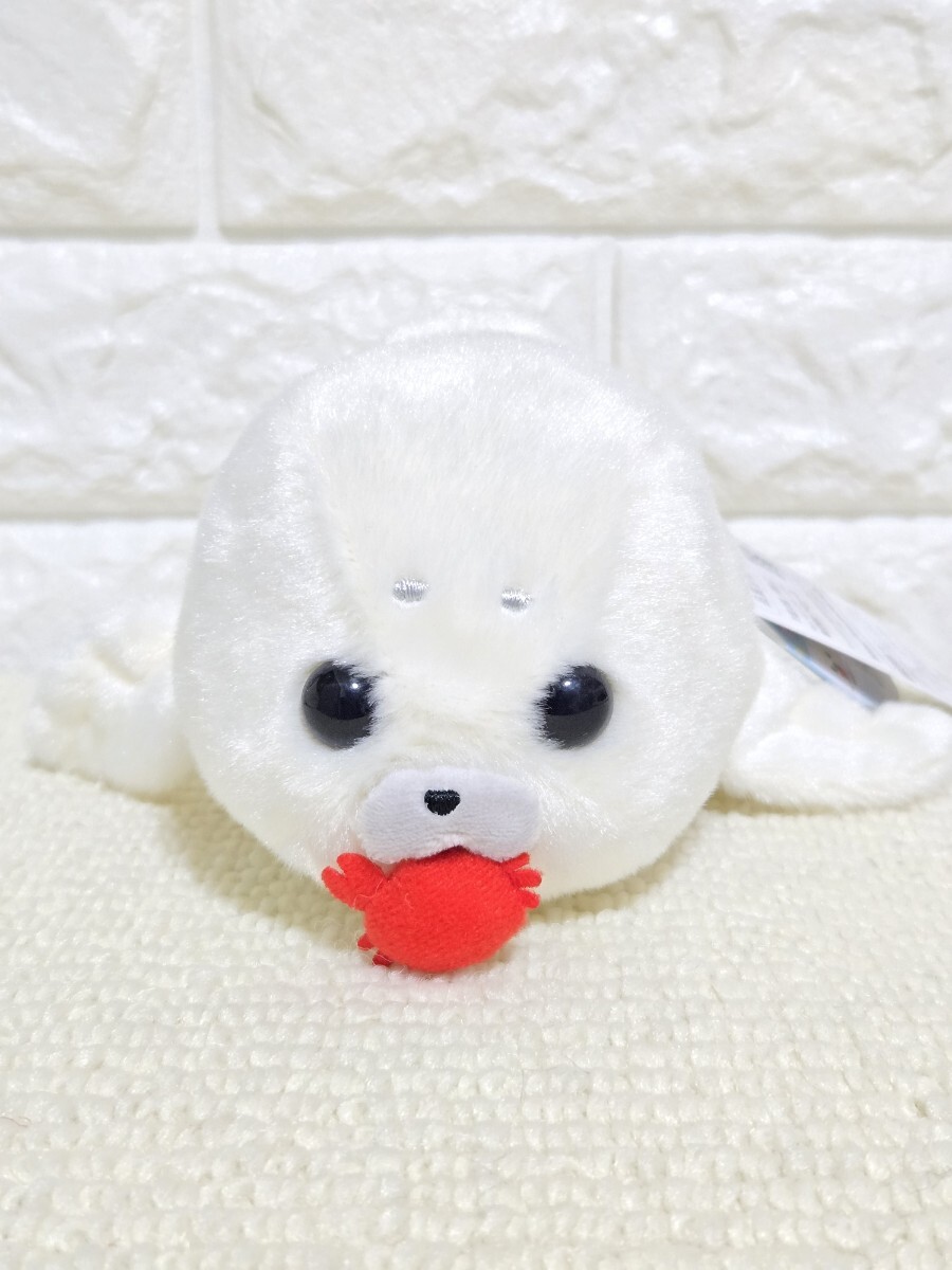 ほわほわ アザラシちゃん☆もぐもぐごはん　STサイズぬいぐるみ　ほわほわちゃん　新品