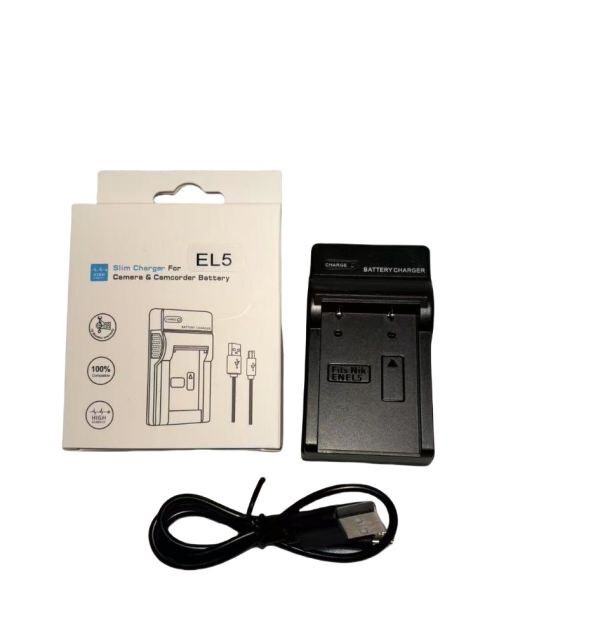 Nikon ニコン EN-EL5 Coolpix P530 P520 P510 互換 USB 充電器
