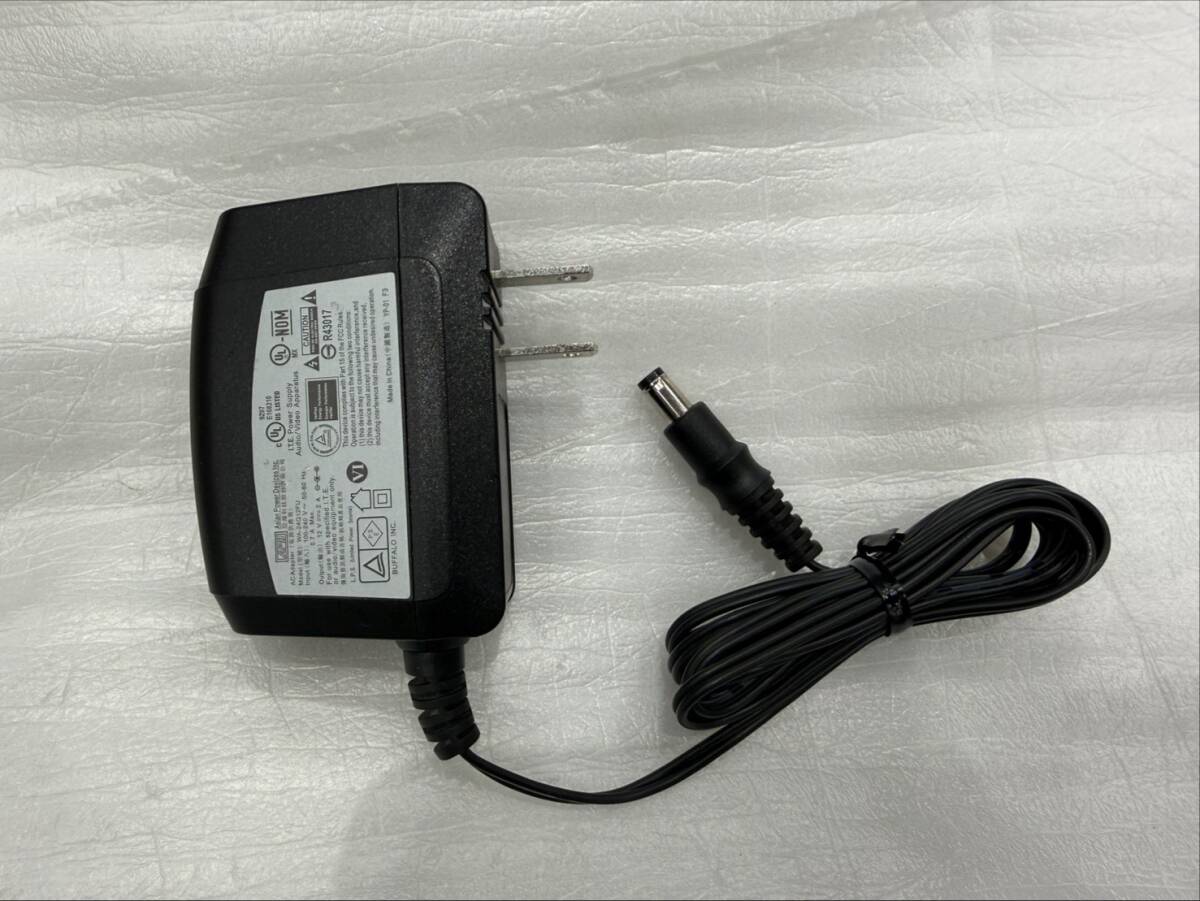 【BUFFALO】 バッファロー APD ACアダプター ACアダプター WA-24Q12FU 12V 2A ピン無し 5.5mm 2.1mm　送料無料