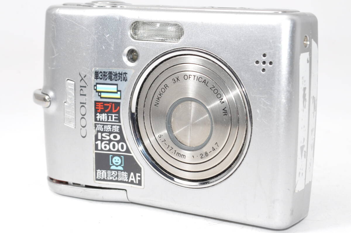少々難あり品 ニコン Nikon COOLPIX L12 シルバー ♯A7704