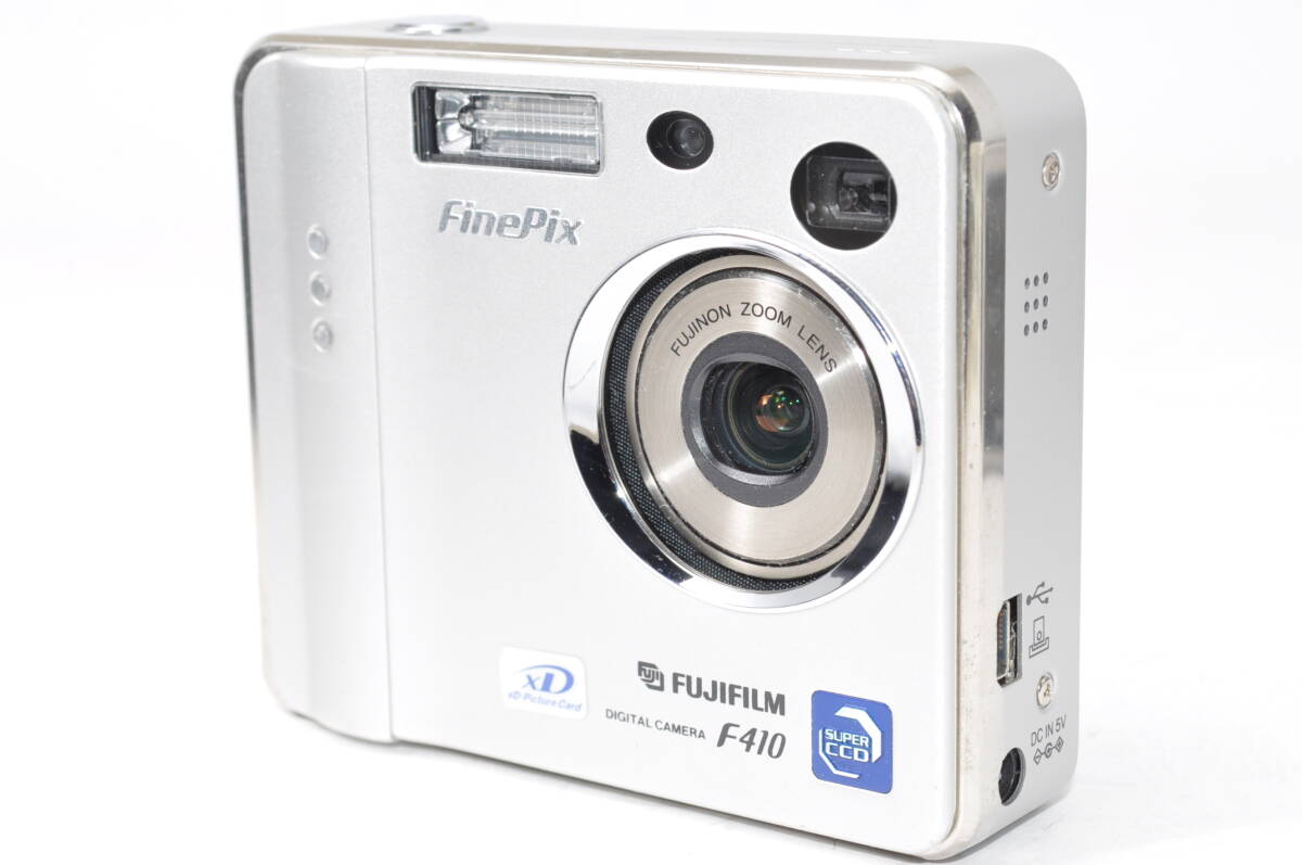 現状品・外観光学きれい フジフィルム FUJIFILM FinePix F410 シルバー ♯A7708