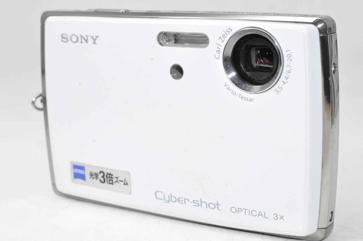 現状品・外観光学きれい ソニー SONY Cyber-Shot DSC-T33 ホワイト ♯A7709