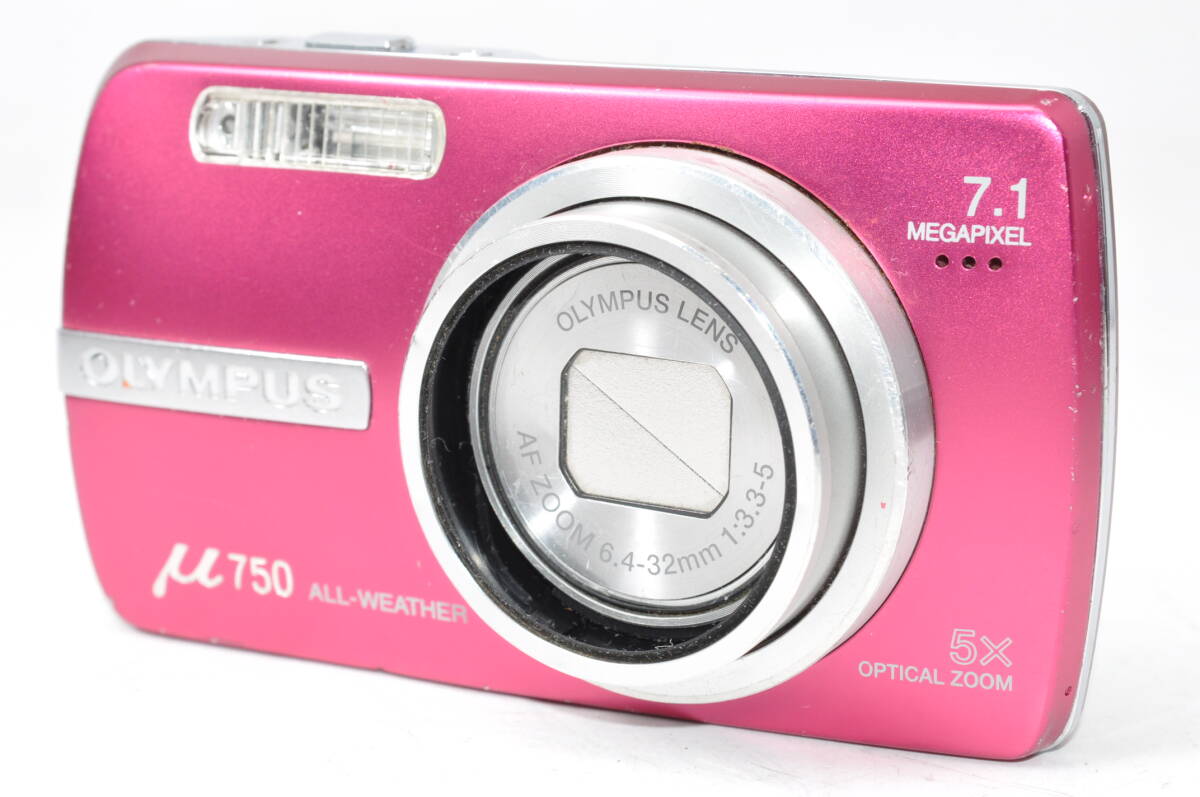 ジャンク扱い オリンパス OLYMPUS μ 750 ピンク ♯A7712