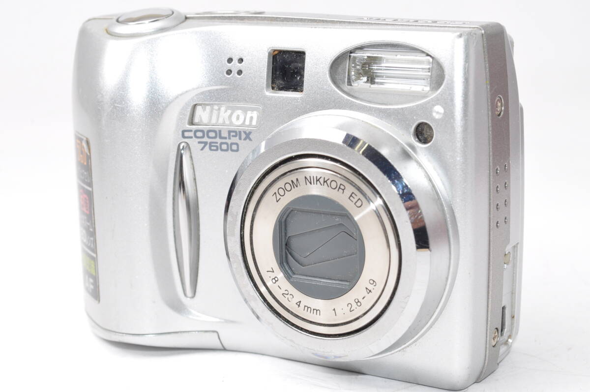 ジャンク品 ニコン Nikon COOLPIX E7600 シルバー ♯A7714