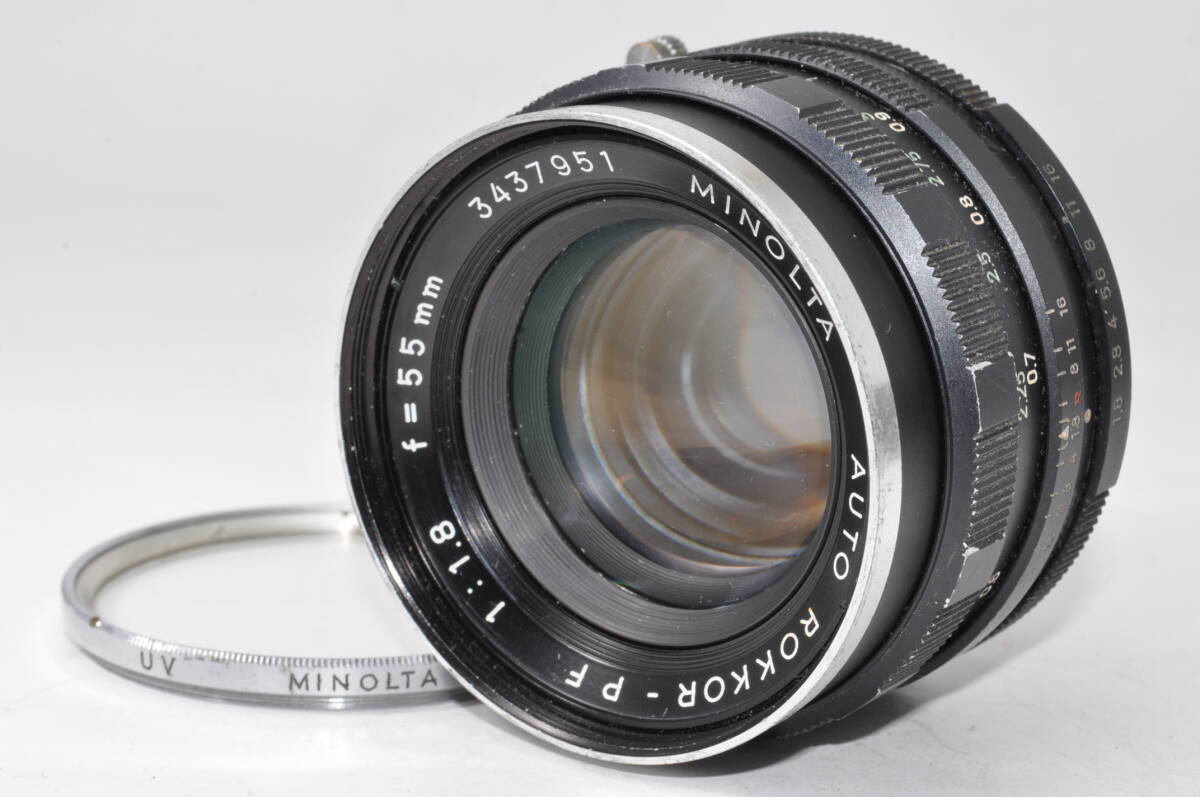 動作品 ミノルタ MINOLTA AUTO ROKKOR-PF 55mm F1.8 ♯A8303