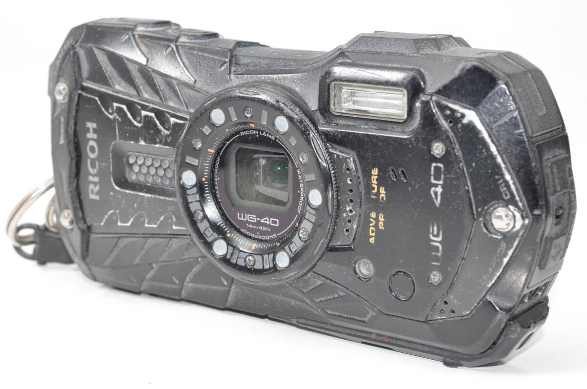 現状品 リコー RICOH WG-40 ブラック ♯A7719