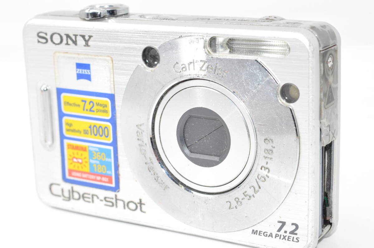 現状品 ソニー SONY Cyber-Shot DSC-W70 シルバー ♯A7852