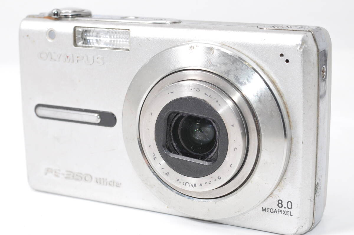 現状品 オリンパス OLYMPUS FE-350 wide シルバー ♯A7853