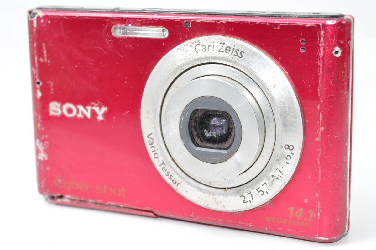 現状品 ソニー SONY Cyber-Shot DSC-W330 レッド ♯A7867