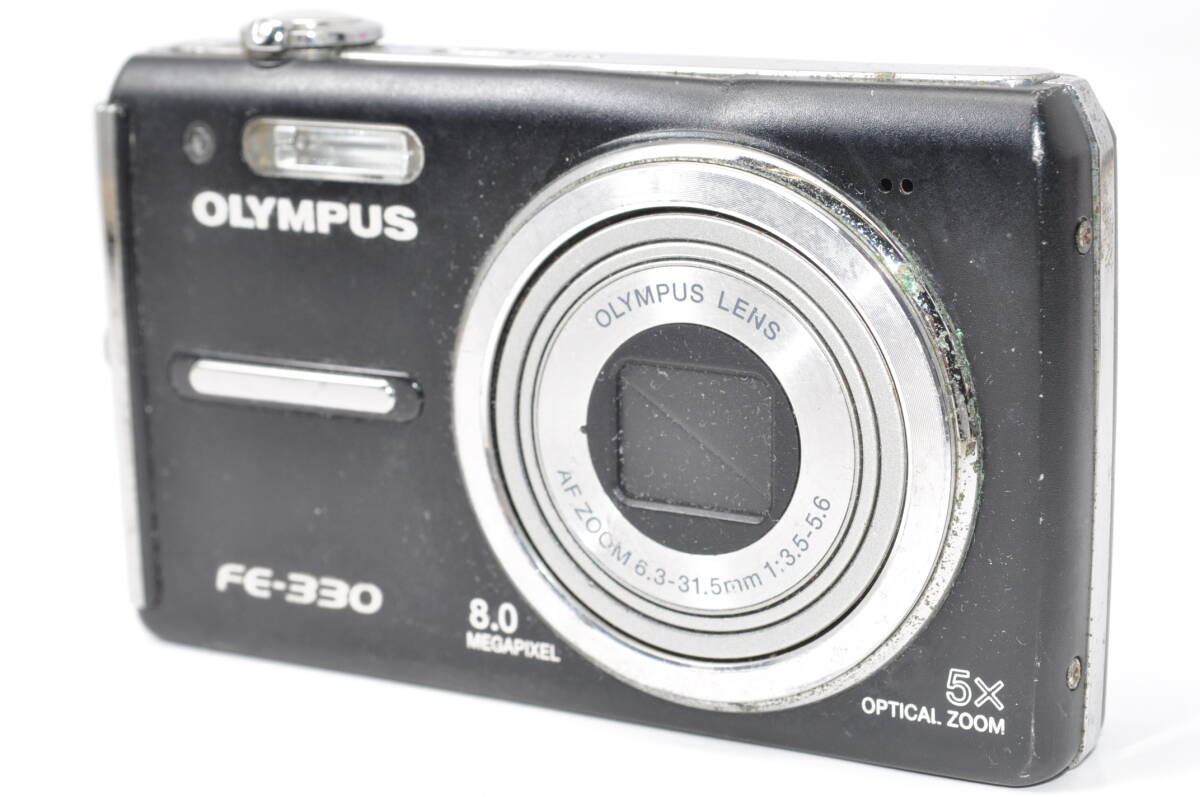 現状品 オリンパス OLYMPUS FE-330 ブラック ♯A7866