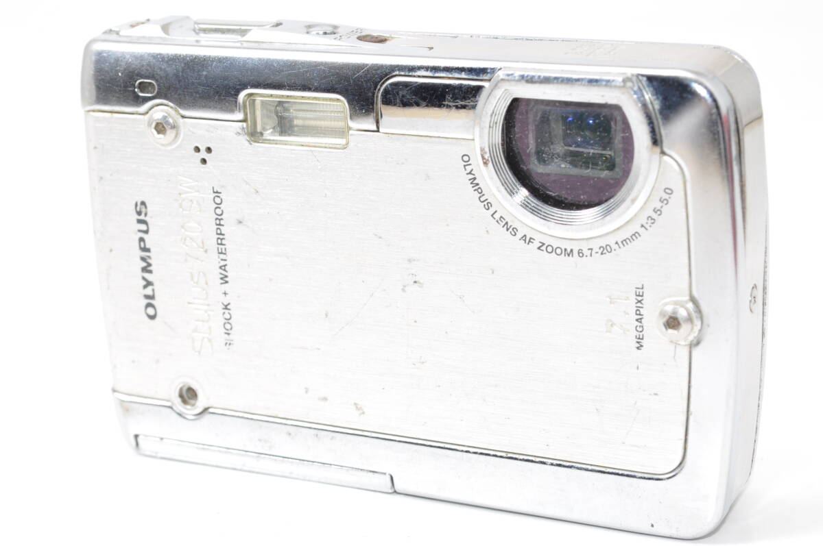 ジャンク品 オリンパス OLYMPUS Stylus 720 SW シルバー ♯A7871