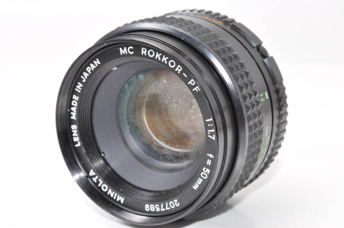 動作品 ミノルタ MINOLTA MC ROKKOR-PF 50mm F1.7 ♯A8317