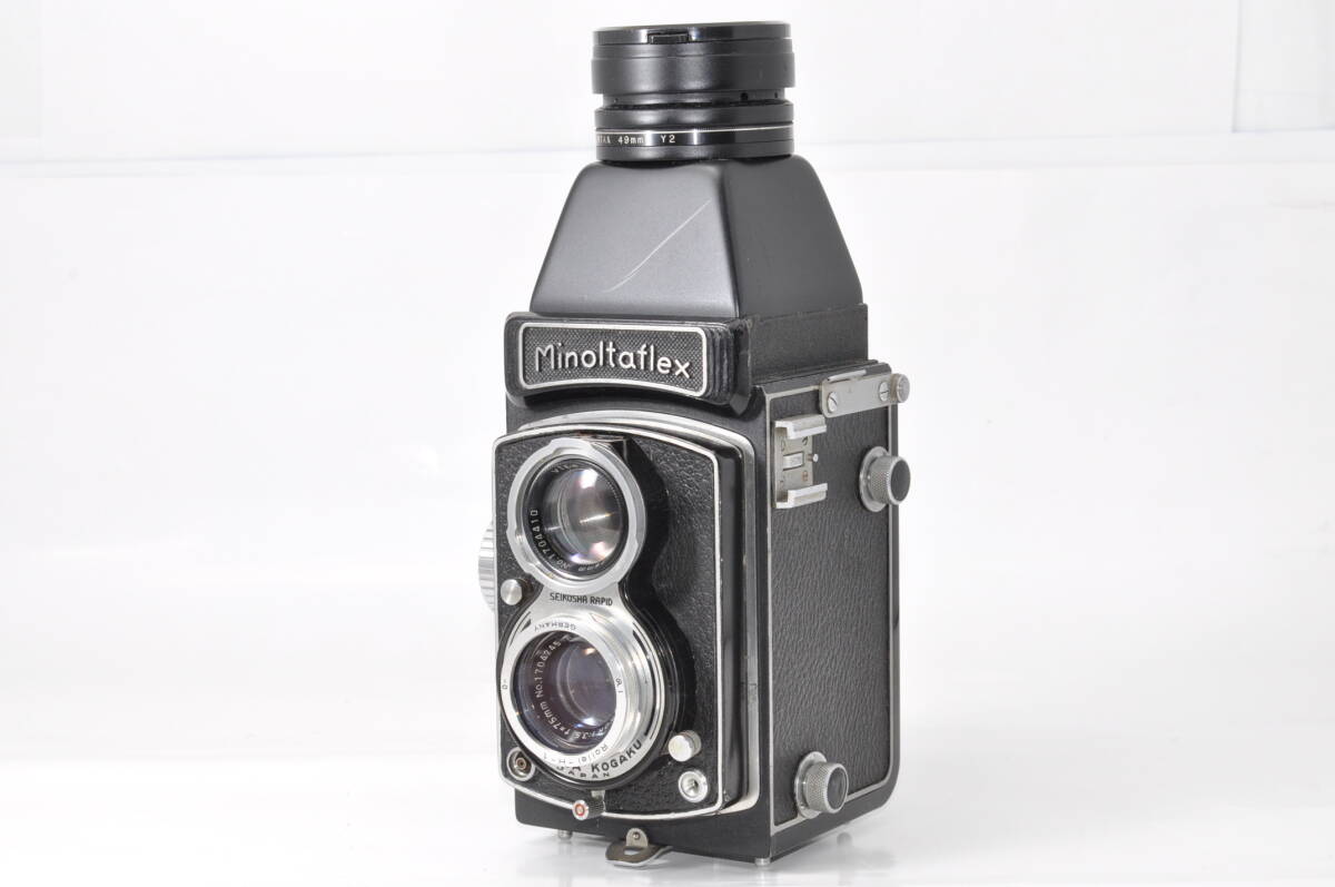 ジャンク扱い ミノルタ MINOLTAFLEX 75mm F3.2 二眼レフカメラ ♯A7369
