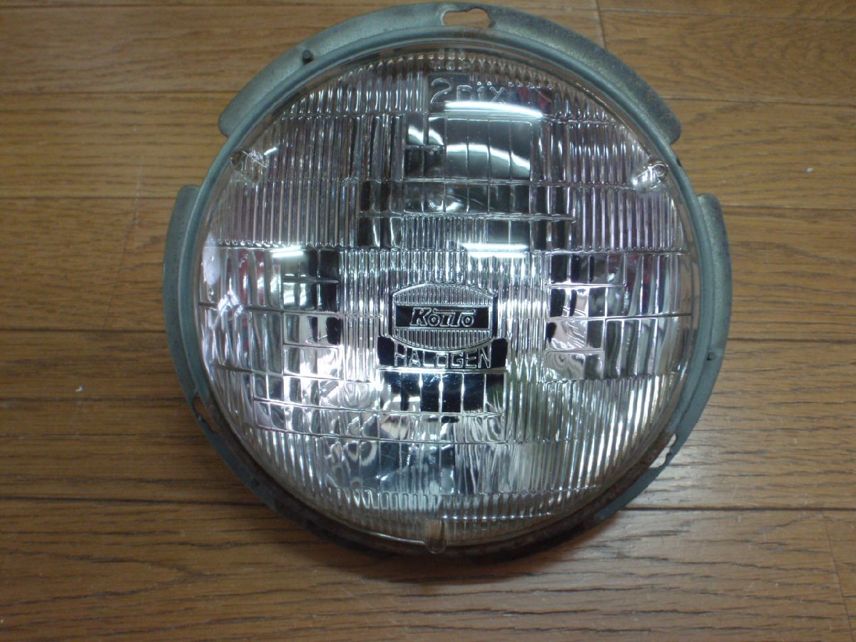 コイト　ＫＯＩＴＯ　ガラスレンズ　丸型　丸ライト　シールドビーム　６０１４　ＬＨ　１２Ｖ６０／５０Ｗ　点灯確認ＯＫ　②