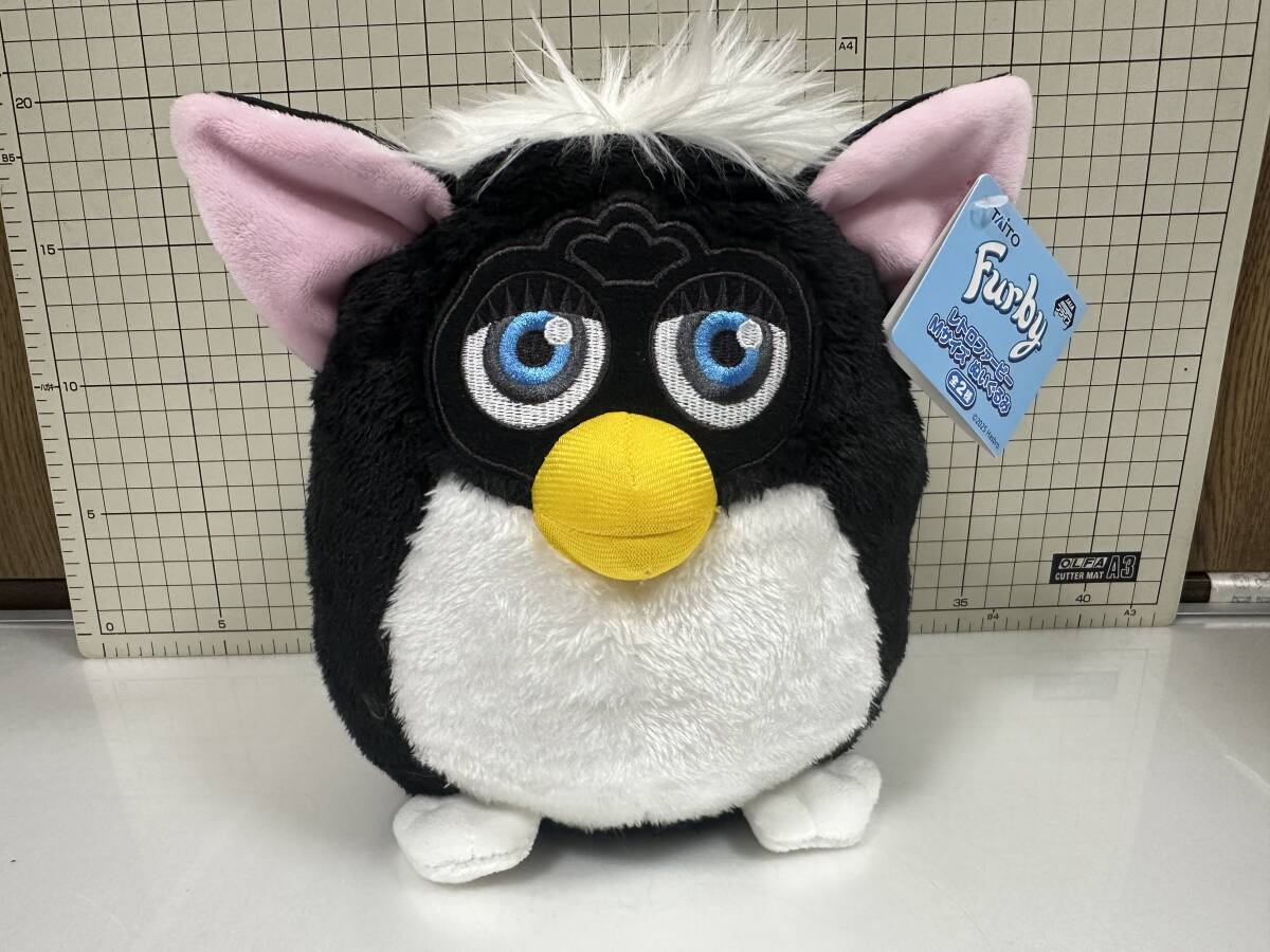 ファービー　ファービィ　ぬいぐるみ　Mサイズ　プライズ　グッズ　白黒