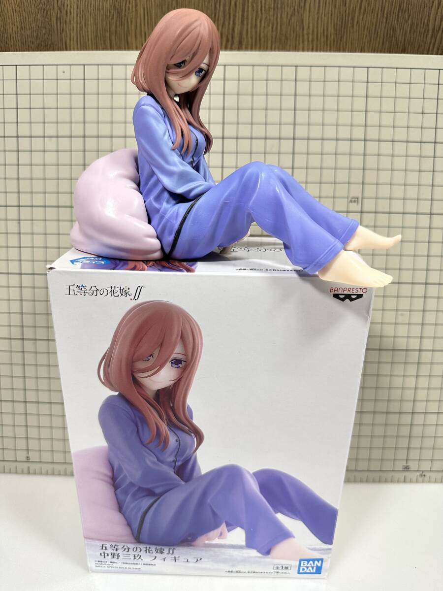 中野三玖 フィギュア パジャマver 五等分の花嫁 ∬　グッズ　プライズ　ジャンク