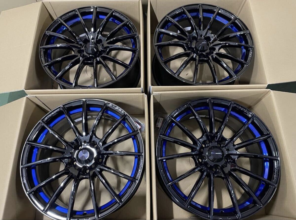 ヴェッズスポーツ　ＳＡ３５R １８インチ　７、５Ｊ＋４５　１１４、３/５穴　4本セット１点限り！レヴォーグ等