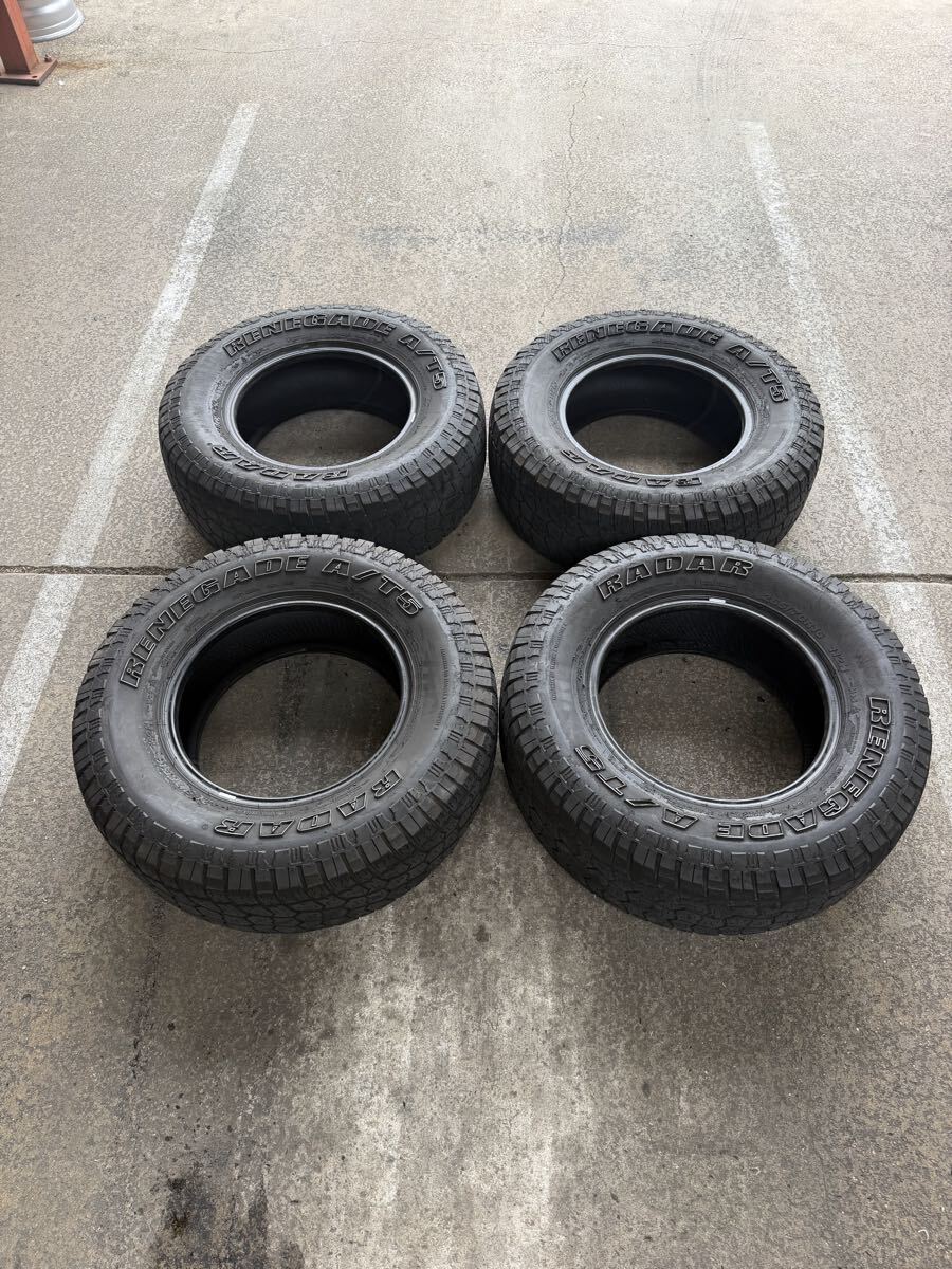 ２６５/７０R１６　１１２H ＲＥＮＥＧＡＤＥ　Ａ/T５　ホワイトレター　４本セット！6分山！予備にいかがでしょうか？