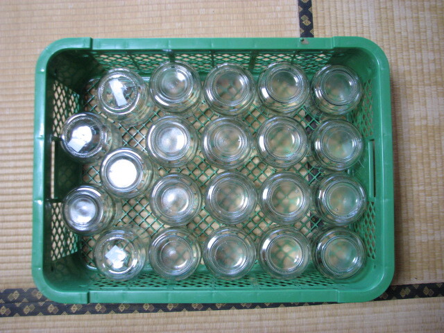 【hkka0511】ガラス菌糸瓶　ガラス瓶　菌糸瓶　容量８００ccぐらい　２１本　１４０サイズです。