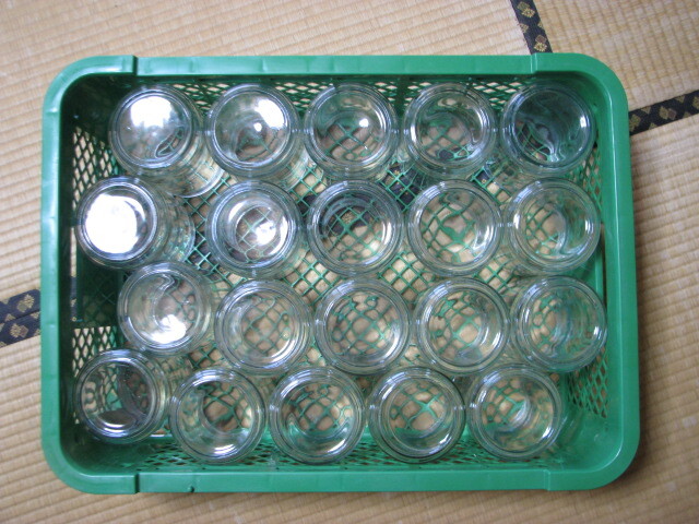【hkka0511】ガラス菌糸瓶　ガラス瓶　菌糸瓶　容量１２００ccぐらい　２０本　１４０サイズです。