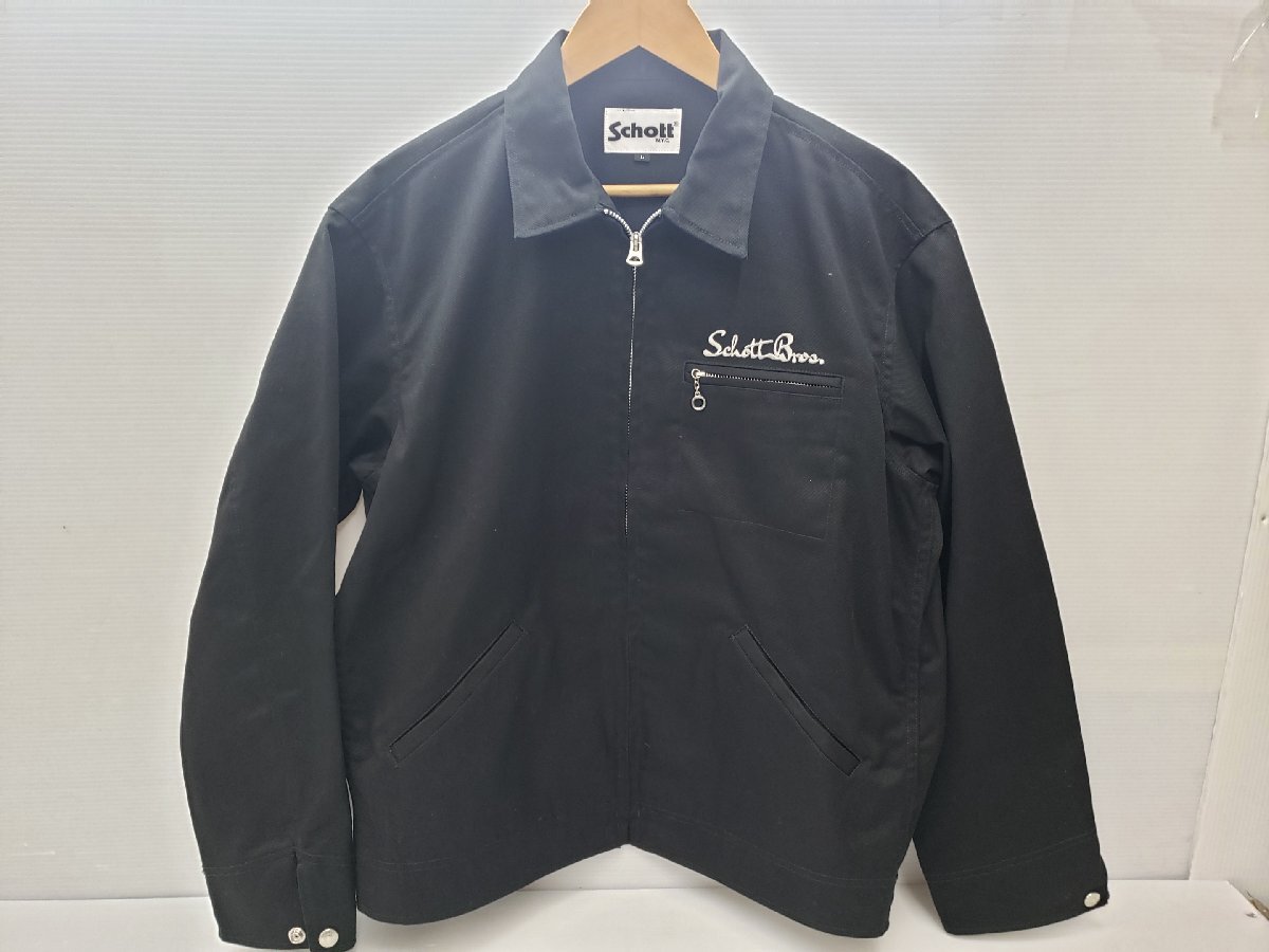 Schott ショット TC WORK JACKET ワークジャケット 782-3952005 ブラック サイズL ライダース 《091160