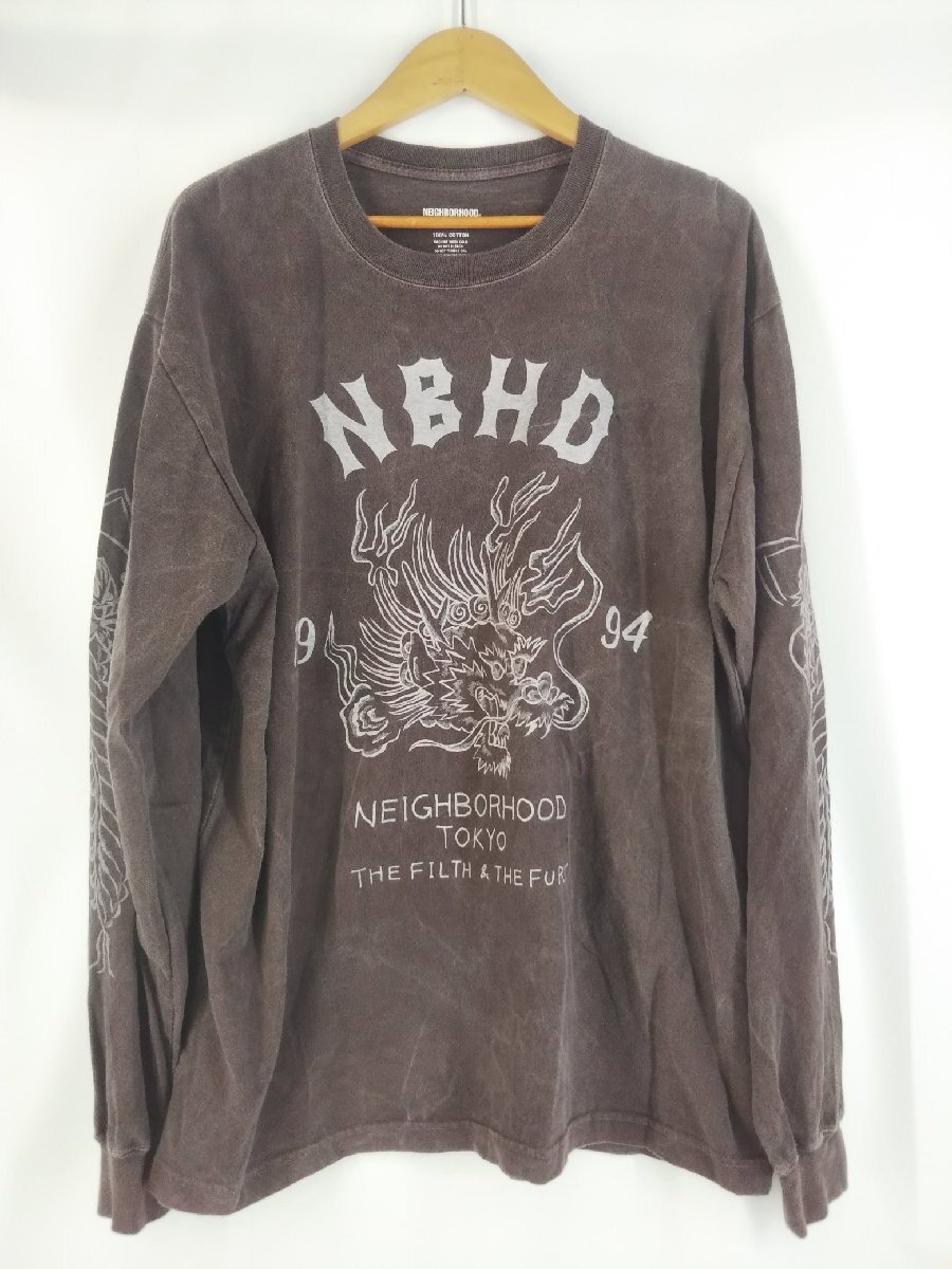 NEIGHBORHOOD ネイバーフッド ロンＴ NH . TEE LS-14 Tシャツ 252PCNH-LT14 Lサイズ
