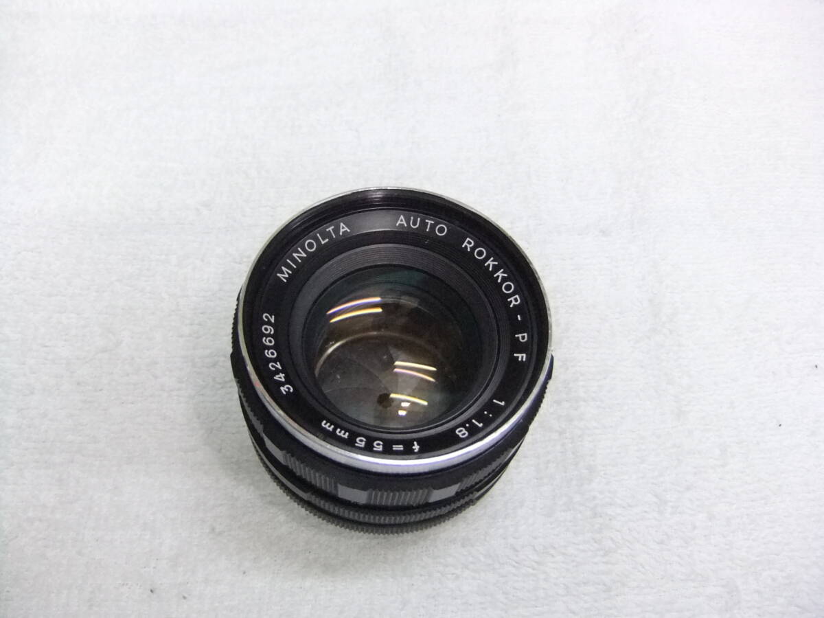 ひ87D MINOLTA ミノルタ AUTO ROKKOR-PF 55mm F1.8 MF わけあり