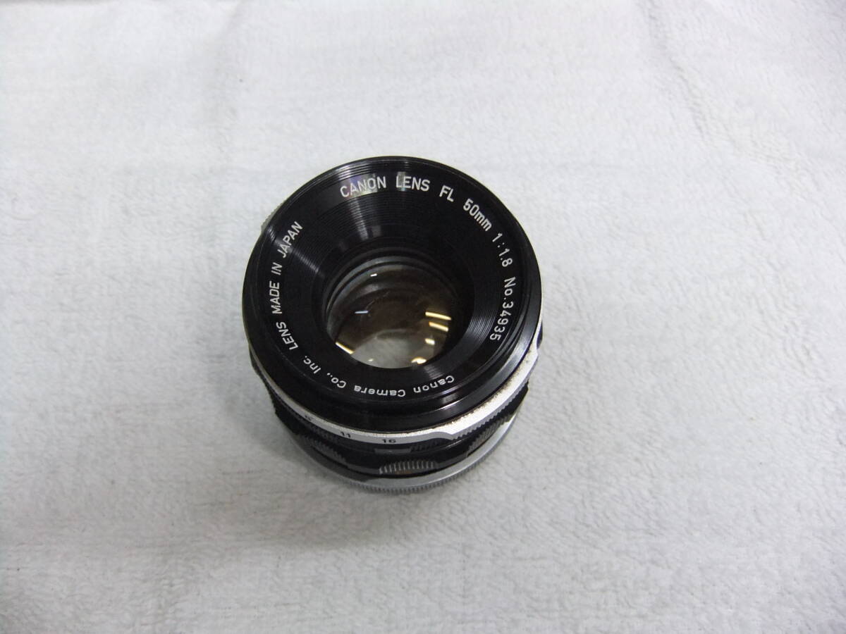ひ94K CANON キヤノン FL 50ｍｍ F1.8 レンズ MF わけあり