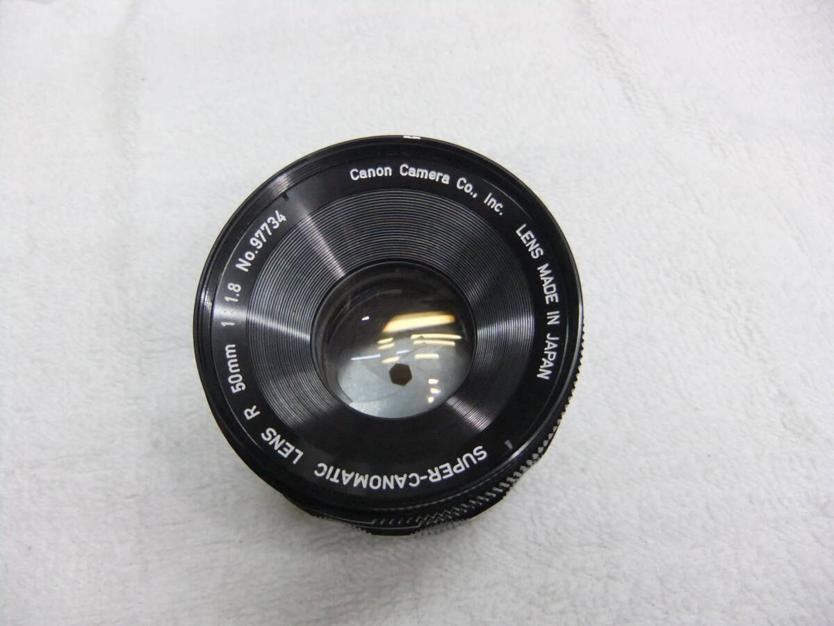 ひ95L CANON キヤノン Super-Canomatic R 50mm F1.8 レンズ MF 動作未確認
