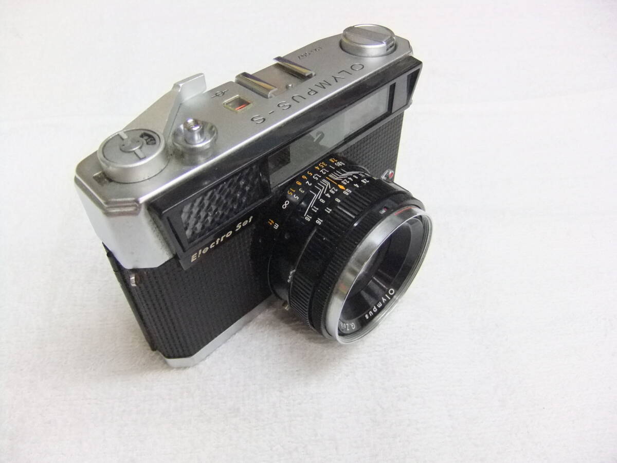 ふ46K 1962年発売 OLYMPUS オリンパス OLYMPUS-S Electro Set G.Zuiko F1.8 42mｍ 動作未確認