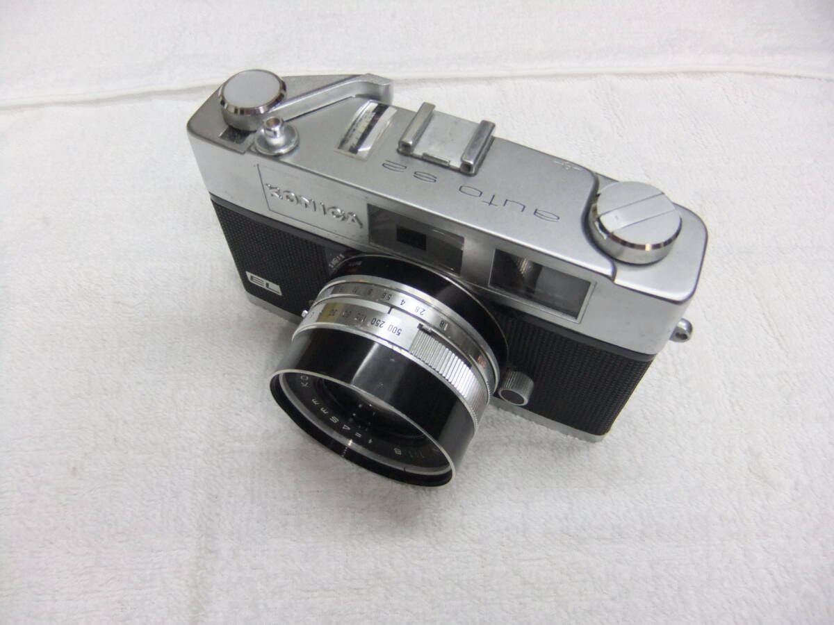 ふ72K 1966年発売 KONICA コニカ auto S2 EL フィルムカメラ 45mm F1.8 動作未確認