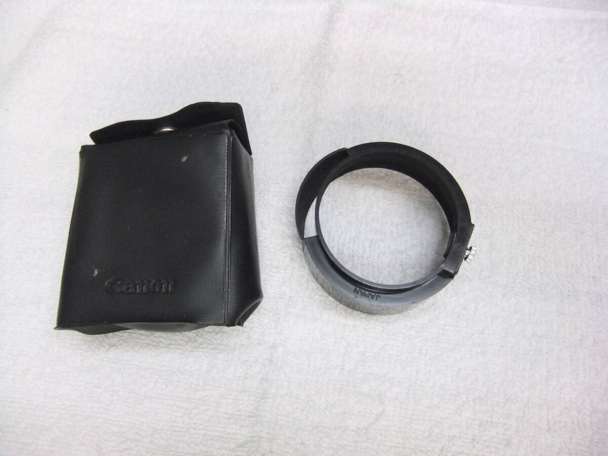 希少 レア 純正 キヤノン Canon CANONET HOOD4 キヤノネット QL17 GIII用 フード ケース付 送料290円