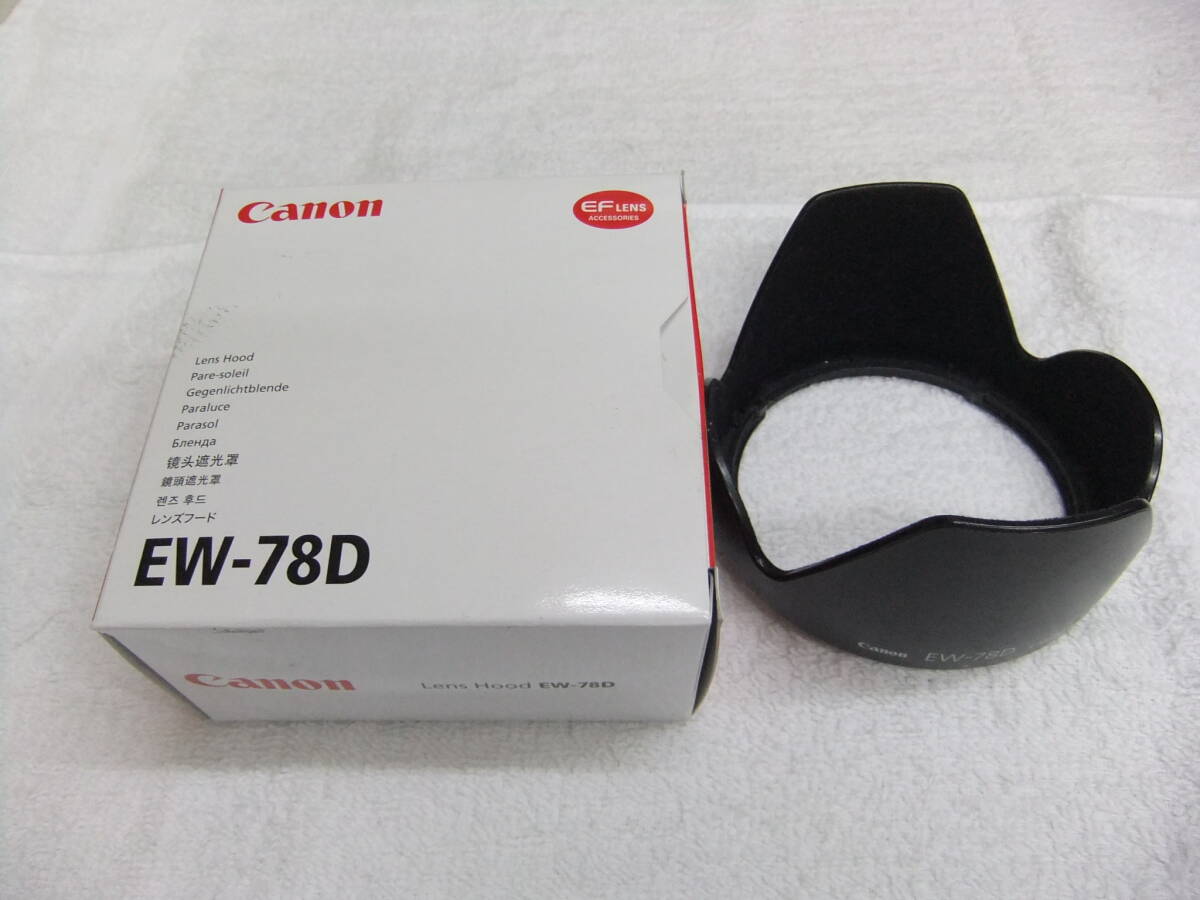 純正 CANON キャノン レンズフード EW-78D EF 28-200mm F3.5-5.6 USM EF-S 18-200mm F3.5-5.6 IS 用 送料290円
