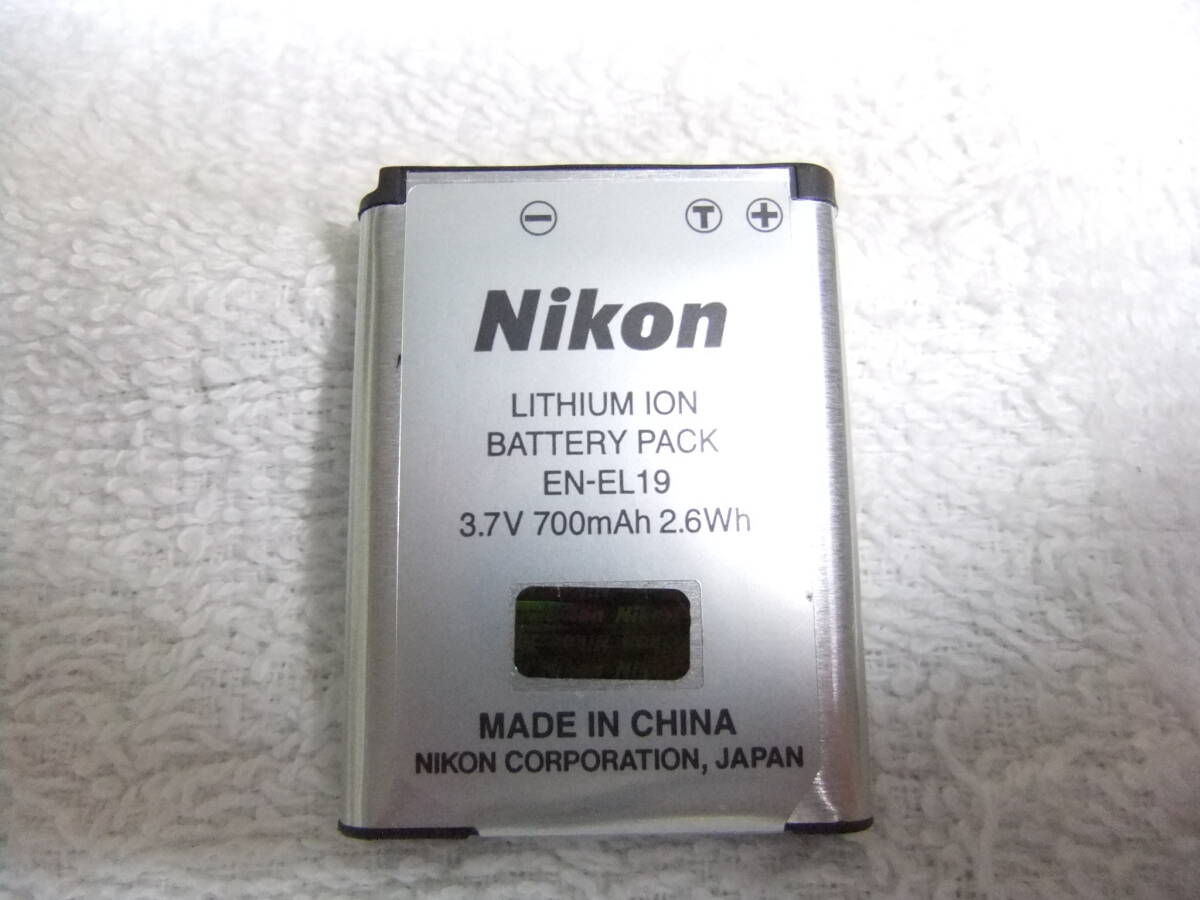 動作確認済 純正 NIKON ニコン バッテリー EN-EL19 送料140円