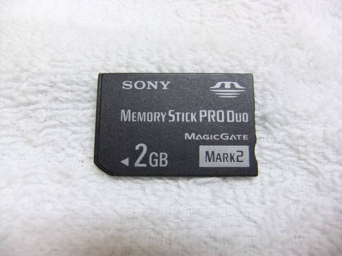 SONY ソニー 純正 Memory Stick PRO Duo 2GB MS-MT2G メモリースティック プロ デュオ メモリーカード 日本製 MADE IN JAPAN 送料85円 ②