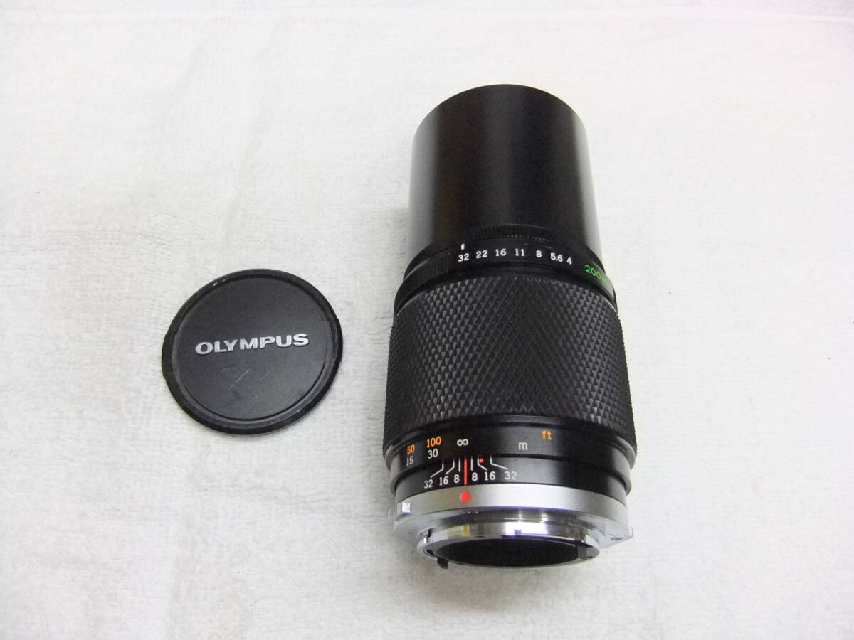 ほ83R オリンパス OLYMPUS OM-SYSTEM E.ZUIKO AUTO-T 200ｍｍ F4 MF わけあり