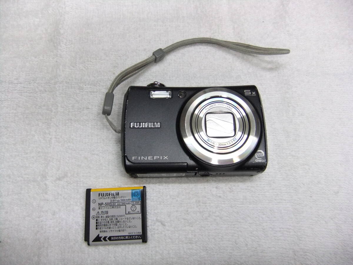 へ20G 2008年発売 富士フィルム FUJIFILM F100fd 1200万画素 光学5倍ズーム 動作確認済