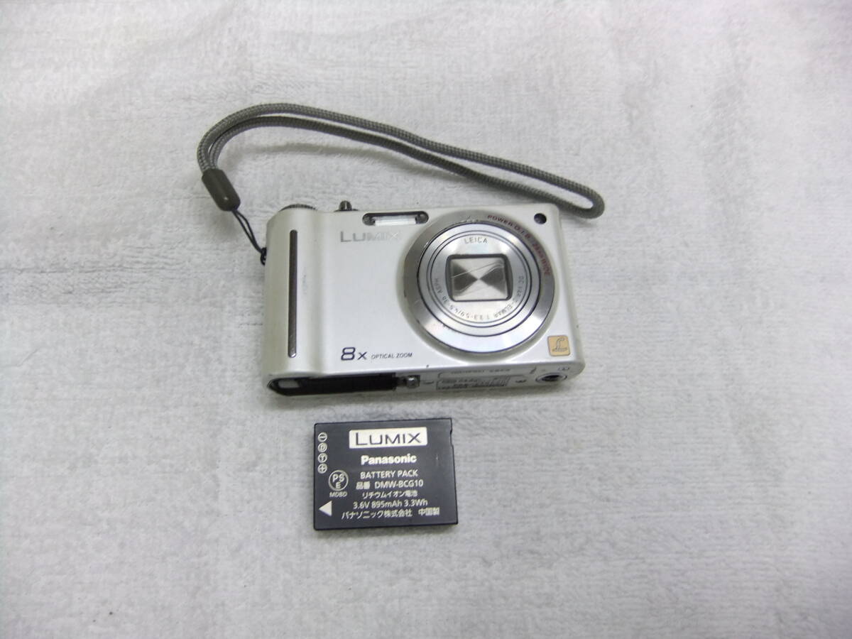 へ21H 2009年発売 Panasonic パナソニック LUMIX DMC-ZX1 1210万画素 8倍ズーム ストラップ付 動作確認済