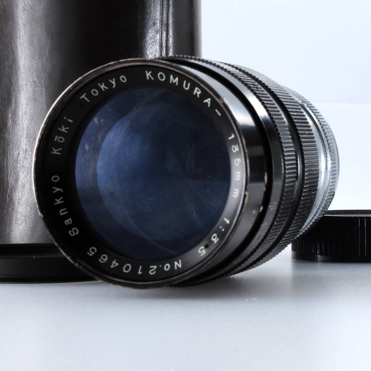 【三協光機】Sankyo Koki KOMURA 135mm F3.5 望遠レンズ ライカLマウント L39 LTM #R650