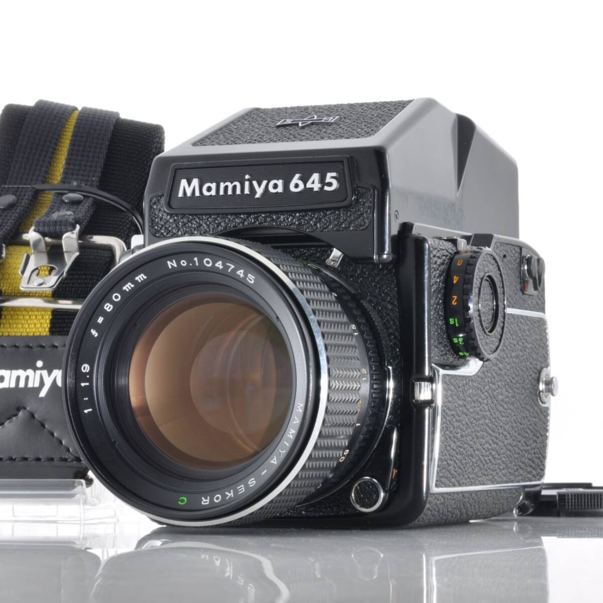 6月の特価品！【マミヤ】Mamiya M645 1000S + AEファインダー + 80mm F1.9 中判フィルムカメラ #R693A