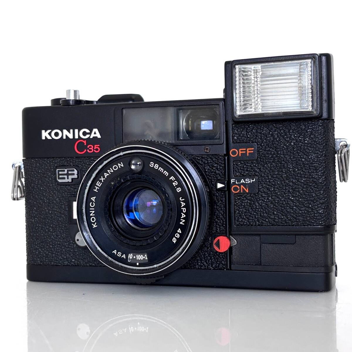 【コニカ】KONICA C35 EF コンパクトフィルムカメラ #S983