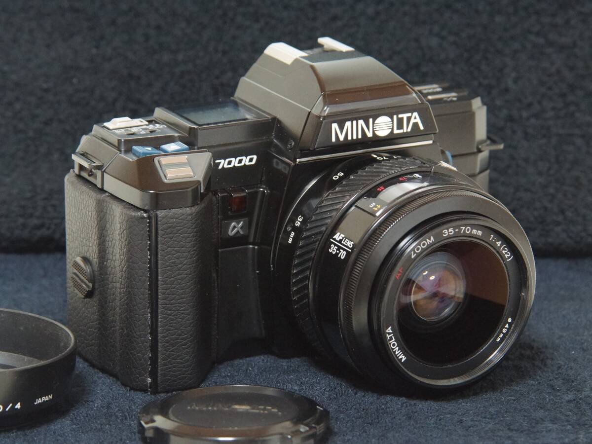 MINOLTA α7000 AF ZOOM 35-70mmF4 標準ズームレンズ付きセット【Operation Confirmed・動作確認済】