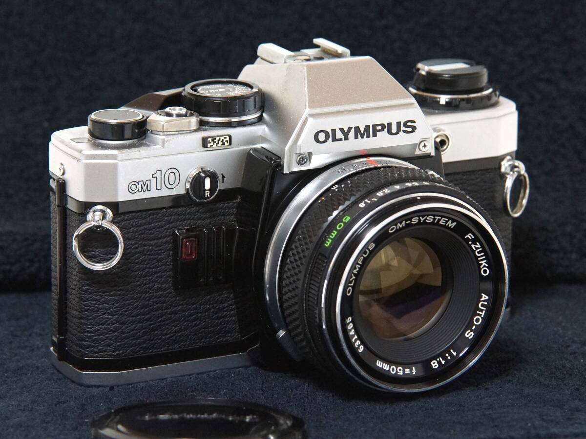OLYMPUS OM10 F.ZUIKO 50mmF1.8標準レンズ付セット【Operation Confirmed・動作確認済】 