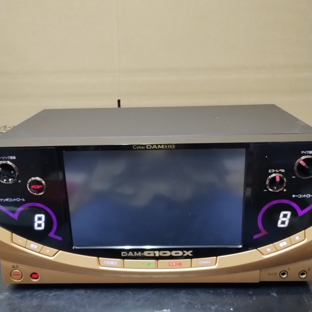 I8 訳あり 業務用 第一興商　DAM コントローラー　DAM-G100X 中古 点検動作品 ハードディスク無し 映像/音声/電源故障などに