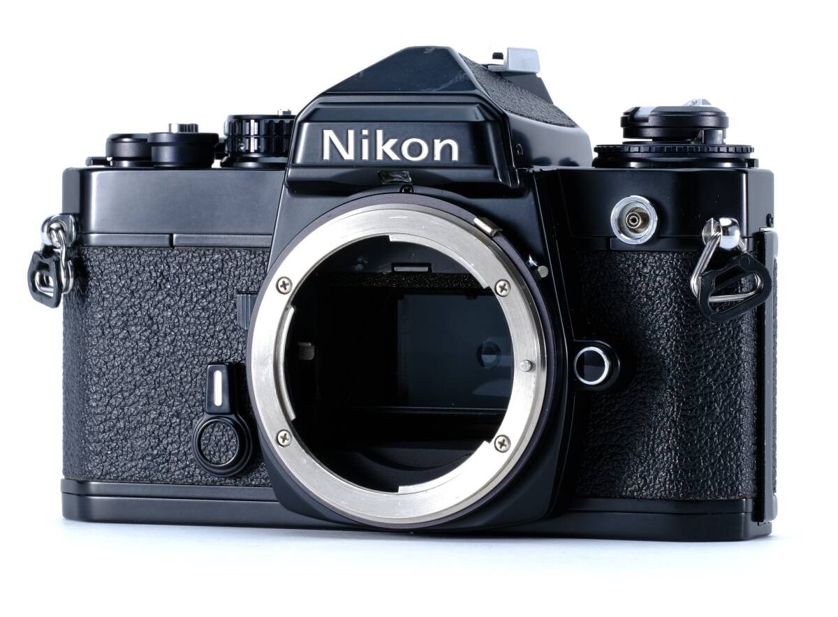 【美品】ニコン Nikon FE ボディ ブラック 完動品 モルト張替済 #137a