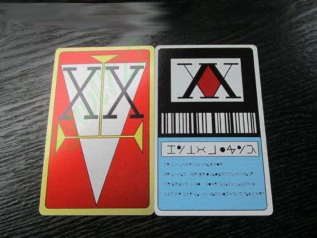 カッコいい！ハンターハンター ライセンスカード２枚セット　ハンターライセンス！ HUNTER×HUNTER