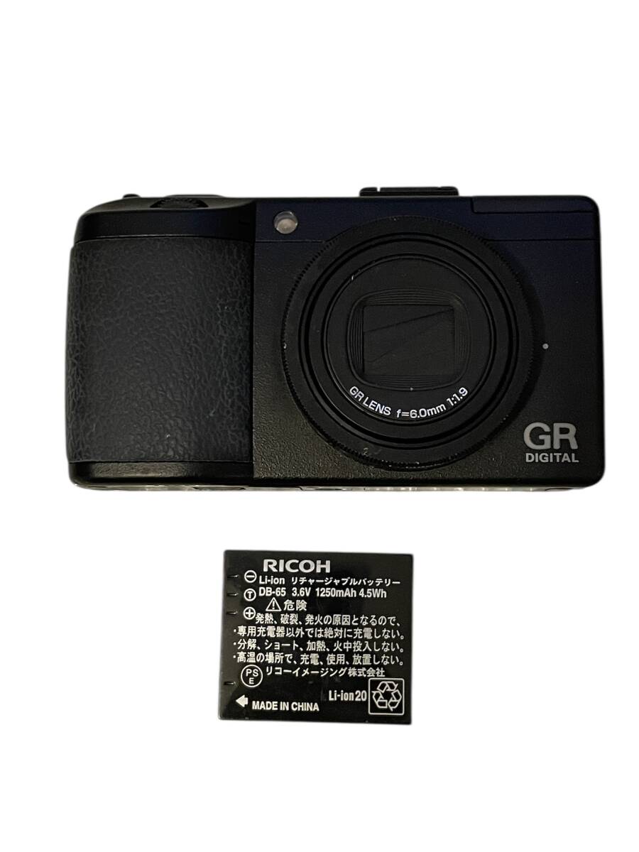 RICOH GR DIGITAL III リコー　コンパクトデジタルカメラ　バッテリー付き　